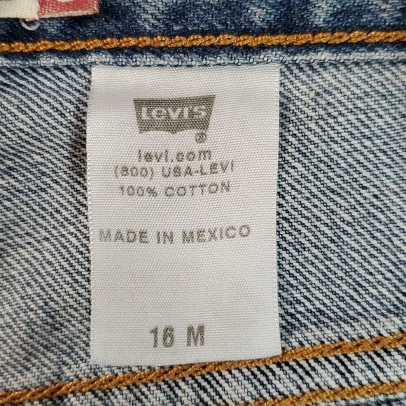 Vintage Ladies Levi's 550 Relaxed Tapered Jeans‎ 16 M - Picture 4 of 10
